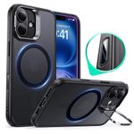Laptop, Telefoane si Tablete - Telefoane mobile si accesorii - Accesorii Telefoane - Huse telefoane - Husa pentru iPhone 16 - ESR Classic Hybrid HaloLock Kickstsi - Negru - Infinity.ro