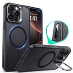 Laptop, Telefoane si Tablete - Telefoane mobile si accesorii - Accesorii Telefoane - Huse telefoane - Husa pentru iPhone 16 Pro - ESR Classic Hybrid HaloLock Kickstsi - Negru - Infinity.ro