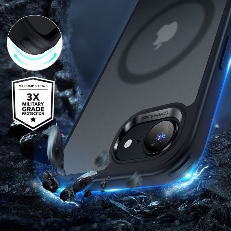 Laptop, Telefoane si Tablete - Telefoane mobile si accesorii - Accesorii Telefoane - Huse telefoane - Husa pentru iPhone 16e - ESR Classic Hybrid HaloLock - Negru - Infinity.ro