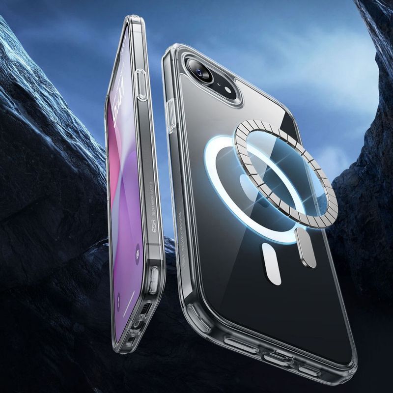 Laptop, Telefoane si Tablete - Telefoane mobile si accesorii - Accesorii Telefoane - Huse telefoane - Husa pentru iPhone 16e - ESR Classic Hybrid HaloLock - Transparent - Infinity.ro