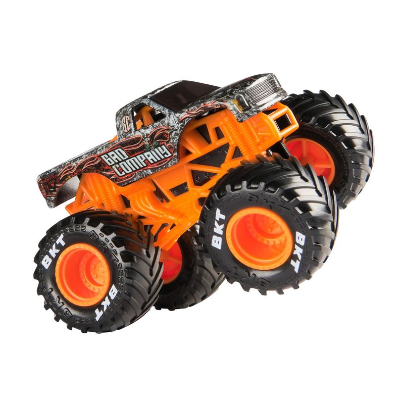 Jucarii, Copii si Bebe - Jucarii si jocuri - Vehicule si jucarii cu telecomanda - Masinute - Monster jam masinuta metalica bad company scara 1 la 64 - Infinity.ro