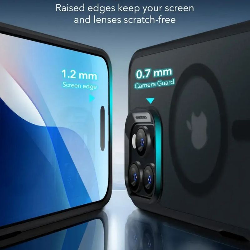 Laptop, Telefoane si Tablete - Telefoane mobile si accesorii - Accesorii Telefoane - Huse telefoane - Husa pentru iPhone 16 Pro - ESR Classic Hybrid HaloLock - Negru - Infinity.ro
