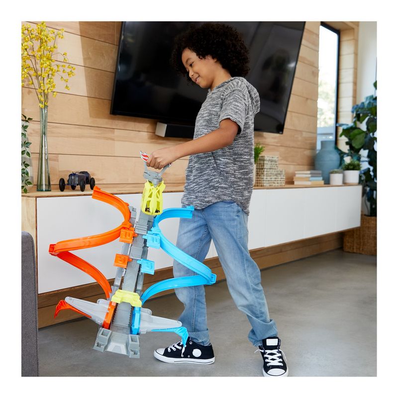 Jucarii, Copii si Bebe - Jucarii si jocuri - Vehicule si jucarii cu telecomanda - Masinute - Hot wheels action pista campionilor - Infinity.ro