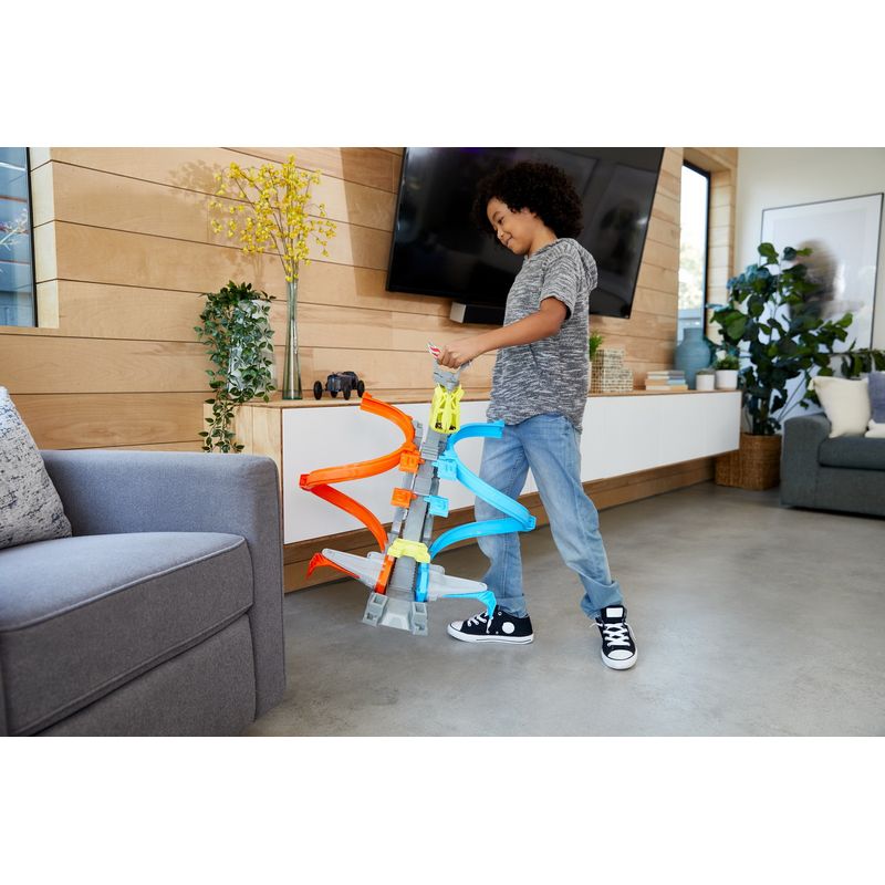 Jucarii, Copii si Bebe - Jucarii si jocuri - Vehicule si jucarii cu telecomanda - Masinute - Hot wheels action pista campionilor - Infinity.ro