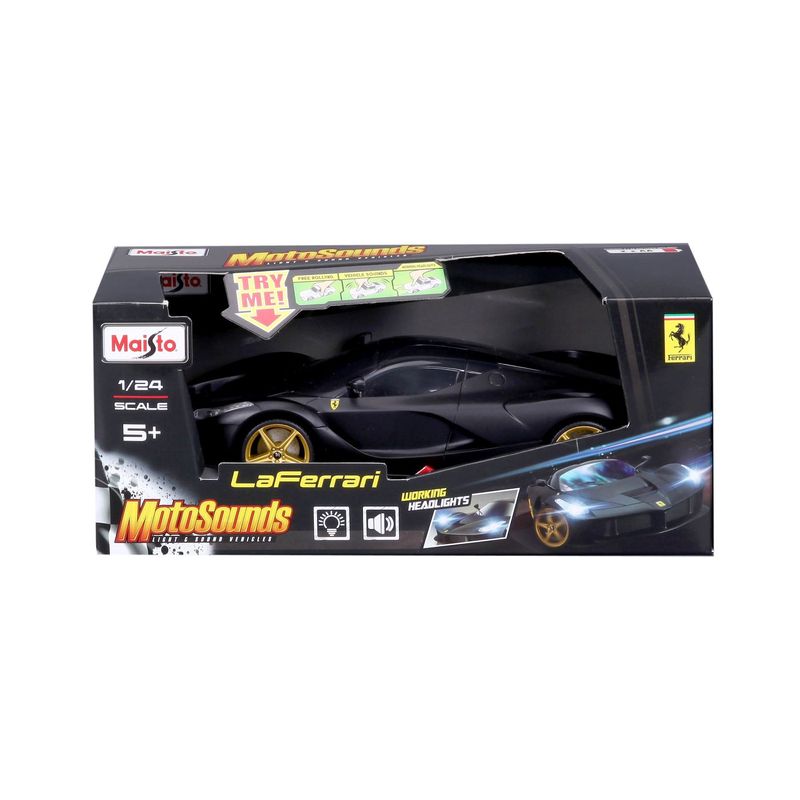 Jucarii, Copii si Bebe - Jucarii si jocuri - Vehicule si jucarii cu telecomanda - Masinute - Maisto masinuta cu sunete si lumini ferrari laferrari scara 1 la 24 - Infinity.ro