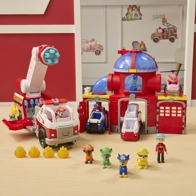 Jucarii, Copii si Bebe - Jucarii si jocuri - Vehicule si jucarii cu telecomanda - Masinute - Patrula catelusilor masina de pompieri cu lumini si sunete - Infinity.ro