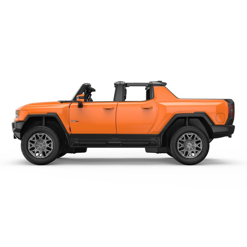 Jucarii, Copii si Bebe - Jucarii si jocuri - Vehicule si jucarii cu telecomanda - Masinute - Masina cu telecomanda gmc hummer ev portocaliu scara 1 la 16 - Infinity.ro