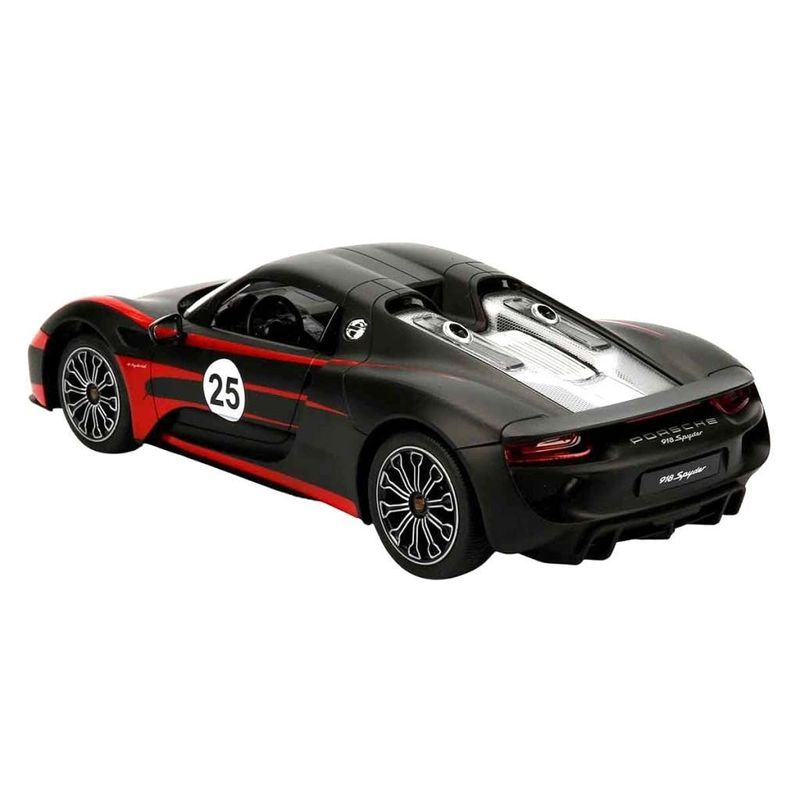 Jucarii, Copii si Bebe - Jucarii si jocuri - Vehicule si jucarii cu telecomanda - Masinute - Masina cu telecomanda porsche 918 spyder weissach negru scara 1 la 14 - Infinity.ro