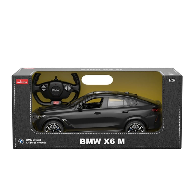 Jucarii, Copii si Bebe - Jucarii si jocuri - Vehicule si jucarii cu telecomanda - Masinute - Masina cu telecomanda bmw x6 m negru scara 1 la 14 - Infinity.ro