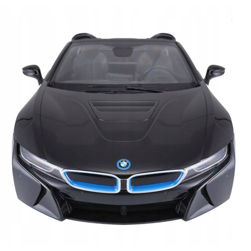 Jucarii, Copii si Bebe - Jucarii si jocuri - Vehicule si jucarii cu telecomanda - Masinute - Masina cu telecomanda bmw i8 negru scara 1 la 12 - Infinity.ro