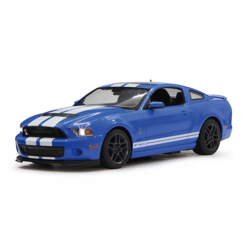 Jucarii, Copii si Bebe - Jucarii si jocuri - Vehicule si jucarii cu telecomanda - Masinute - Masina cu telecomanda ford shelby gt500 albastru cu scara 1 la 14 - Infinity.ro