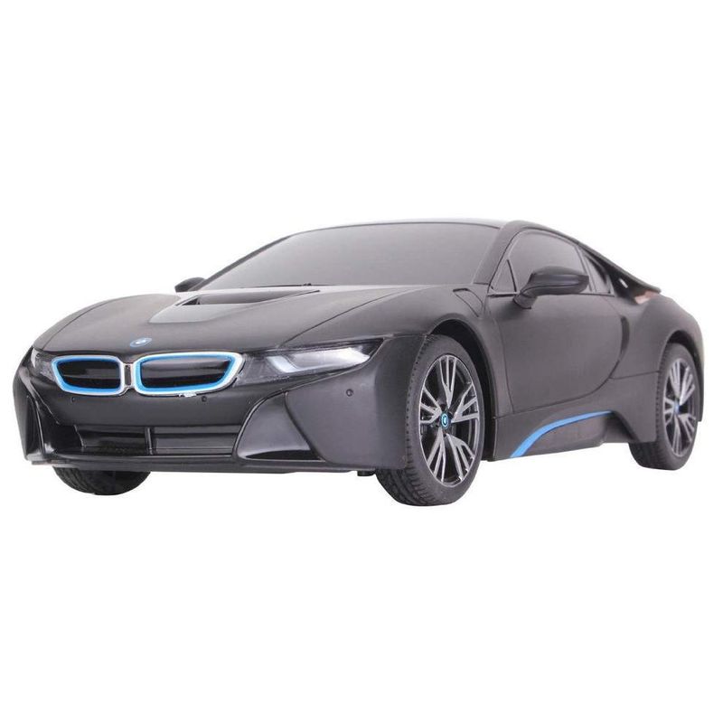 Jucarii, Copii si Bebe - Jucarii si jocuri - Vehicule si jucarii cu telecomanda - Masinute - Masina cu telecomanda bmw i8 negru cu scara 1 la 18 - Infinity.ro
