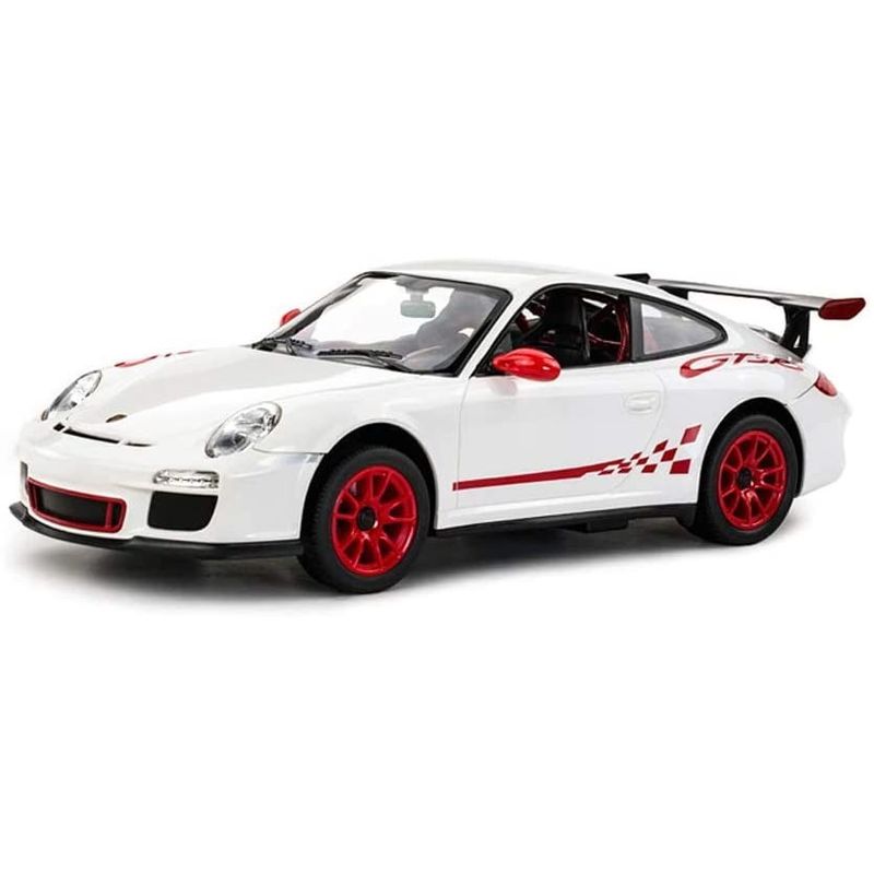 Jucarii, Copii si Bebe - Jucarii si jocuri - Vehicule si jucarii cu telecomanda - Masinute - Masina cu telecomanda porsche gt3 alb cu scara 1 la 14 - Infinity.ro