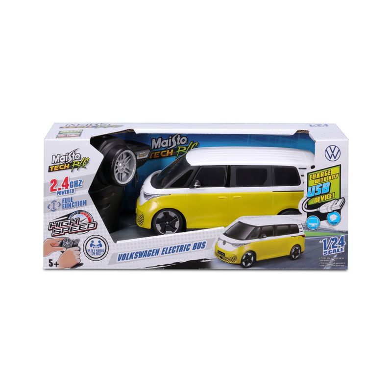 Jucarii, Copii si Bebe - Jucarii si jocuri - Vehicule si jucarii cu telecomanda - Masinute - Maisto masinuta premium cu telecomanda 2.4ghz volkswagen electric bus scara 1 la 24 - Infinity.ro