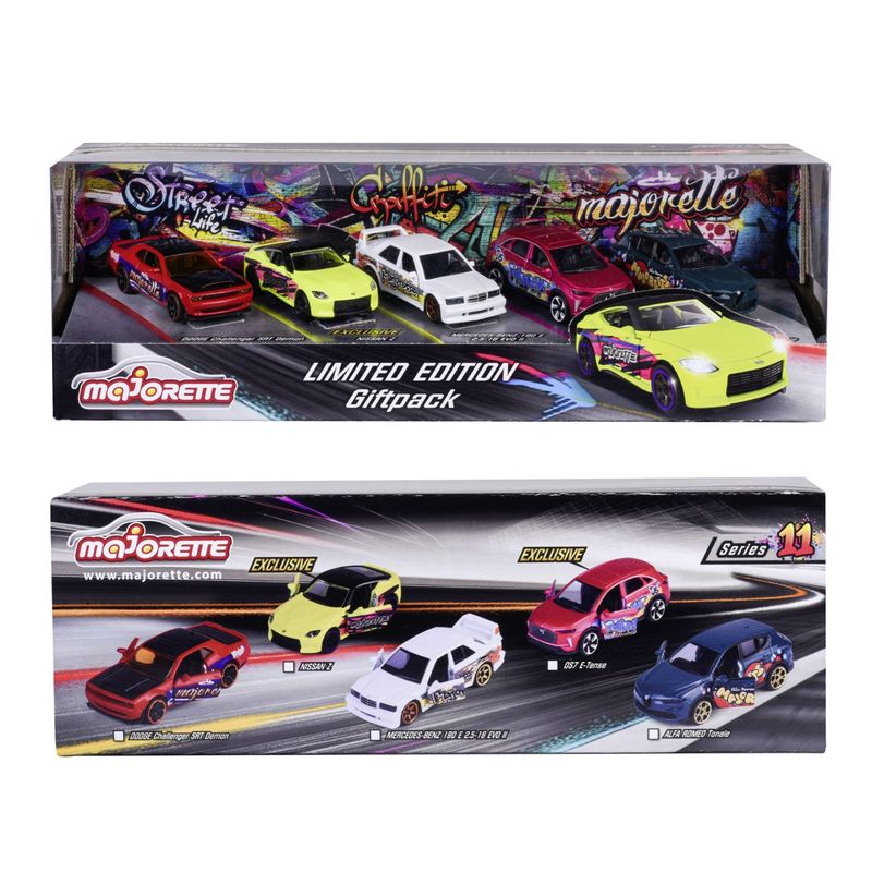 Jucarii, Copii si Bebe - Jucarii si jocuri - Vehicule si jucarii cu telecomanda - Masinute - Majorette set 5 masinute editie limitata 11 - Infinity.ro