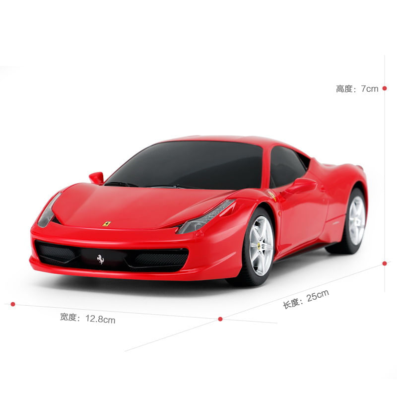Jucarii, Copii si Bebe - Jucarii si jocuri - Vehicule si jucarii cu telecomanda - Masinute - Masina cu telecomanda ferrari 458 italia scara 1 la 18 - Infinity.ro