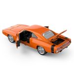 Jucarii, Copii si Bebe - Jucarii si jocuri - Vehicule si jucarii cu telecomanda - Masinute - Masinuta metalica dodge charger r/t 1970 portocaliu scara 1 la 36 - Infinity.ro