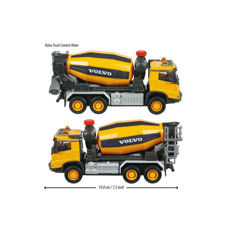 Jucarii, Copii si Bebe - Jucarii si jocuri - Vehicule si jucarii cu telecomanda - Masinute - Majorette volvo betoniera 19cm - Infinity.ro