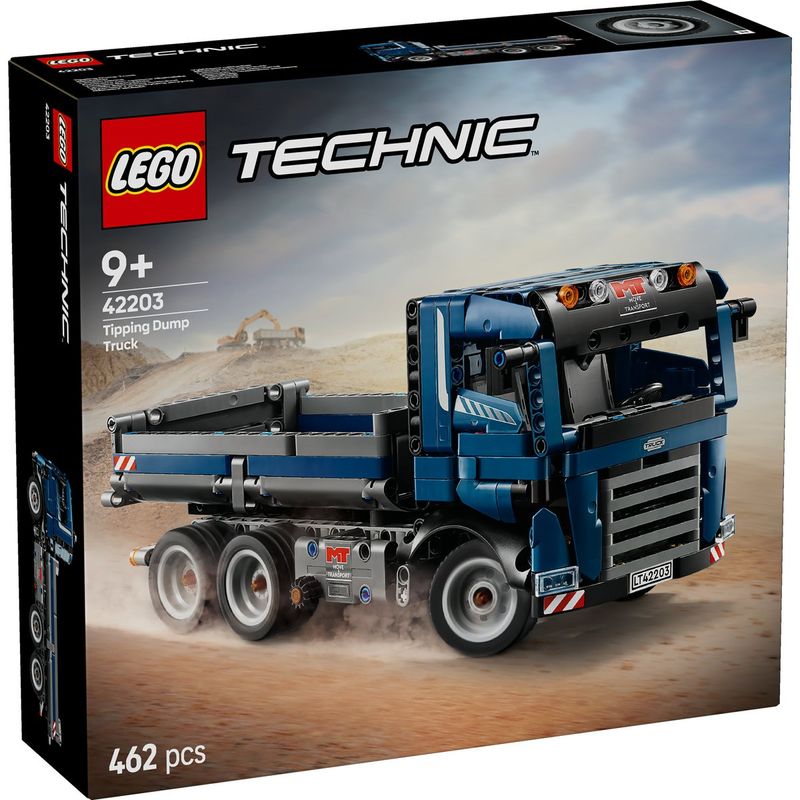 Jucarii, Copii si Bebe - Jucarii si jocuri - Seturi de constructie si cuburi - Seturi de constructie - Lego technic camion cu bena basculanta 42203 - Infinity.ro
