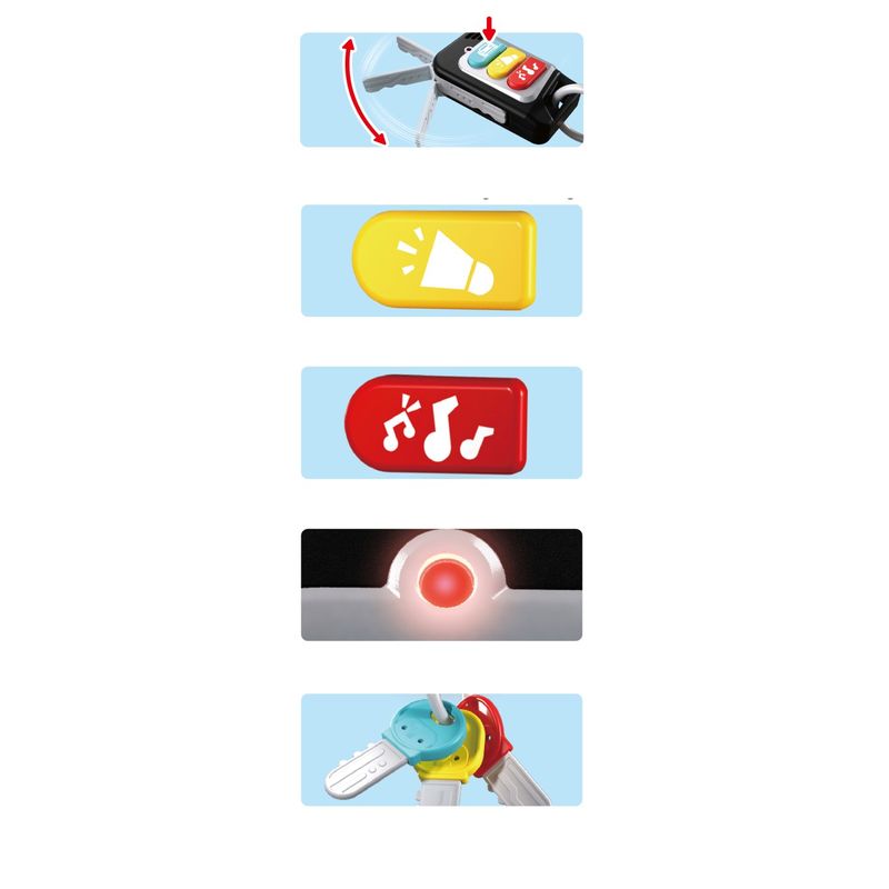 Jucarii, Copii si Bebe - Jucarii si jocuri - Jucarii bebelusi - Jucarii interactive bebelusi - Jucarie interactiva chei auto bebe joaca-te si porneste - Infinity.ro