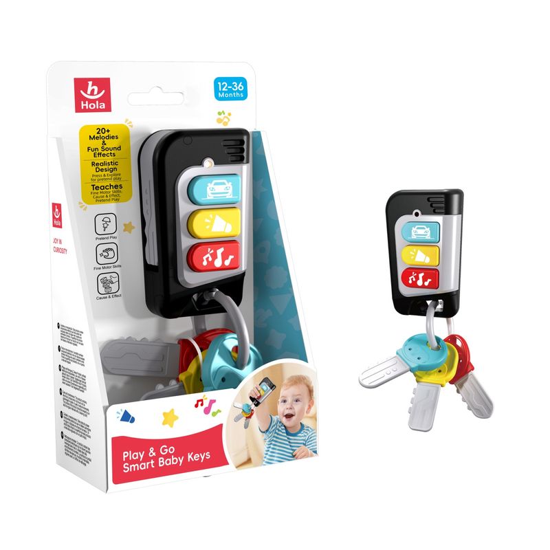 Jucarii, Copii si Bebe - Jucarii si jocuri - Jucarii bebelusi - Jucarii interactive bebelusi - Jucarie interactiva chei auto bebe joaca-te si porneste - Infinity.ro