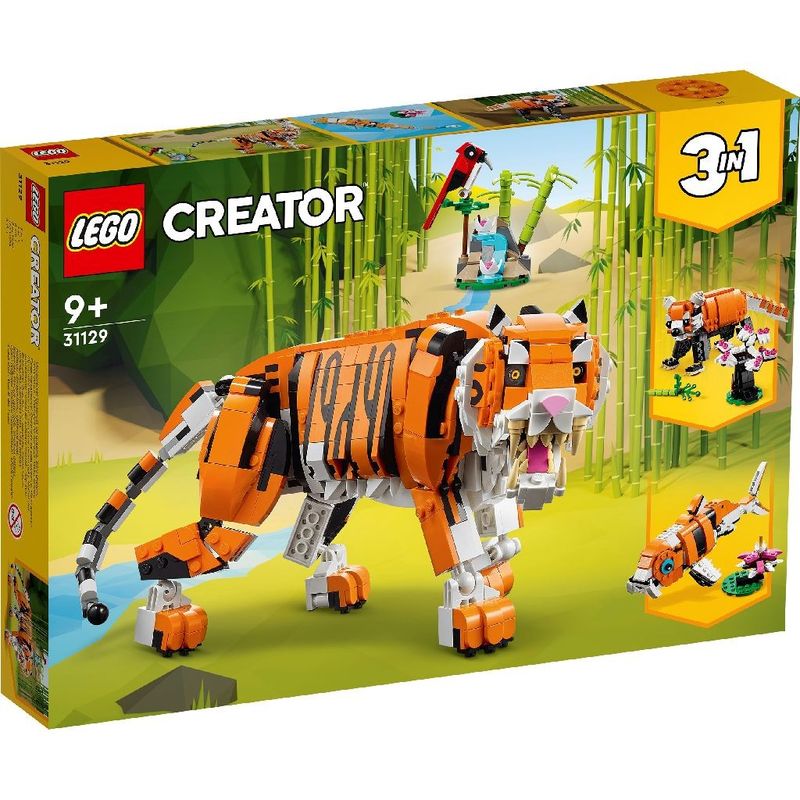 Jucarii, Copii si Bebe - Jucarii si jocuri - Seturi de constructie si cuburi - Seturi de constructie - Lego creator maretul tigru 31129 - Infinity.ro