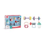 Jucarii, Copii si Bebe - Jucarii si jocuri - Jucarii bebelusi - Jucarii pentru dentitie - Set 5 jucarii gingivale sport - Infinity.ro