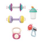 Jucarii, Copii si Bebe - Jucarii si jocuri - Jucarii bebelusi - Jucarii pentru dentitie - Set 9 jucarii gingivale sport - Infinity.ro