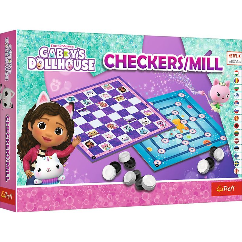 Jucarii, Copii si Bebe - Jucarii si jocuri - Jocuri si puzzle - Jocuri de societate - Joc gabby Dollhouse dame si moara - Infinity.ro