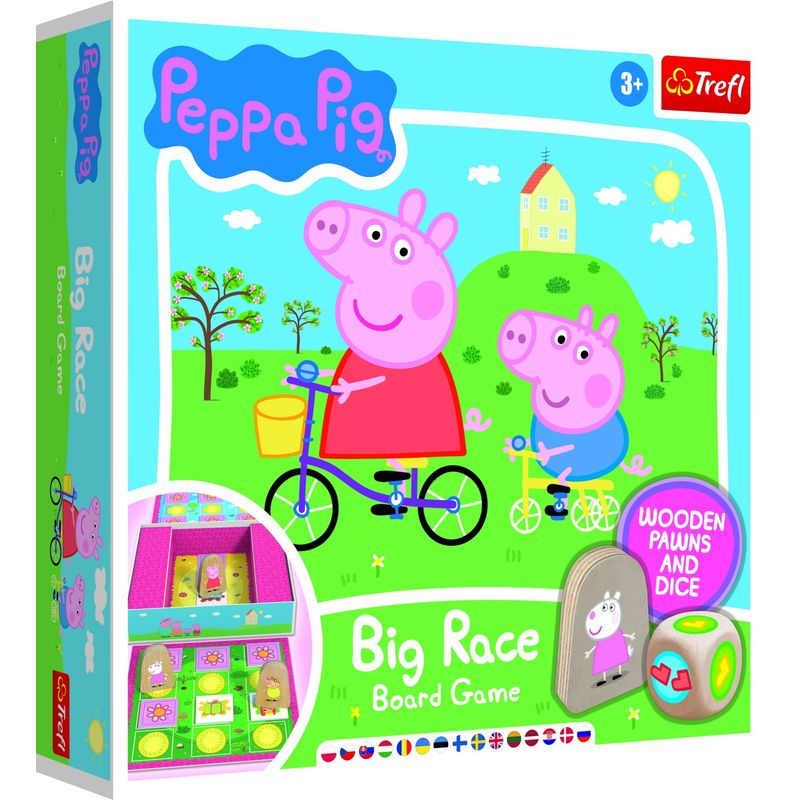 Jucarii, Copii si Bebe - Jucarii si jocuri - Jocuri si puzzle - Jocuri de societate - Joc Trefl Peppa pig marea cursa - Infinity.ro