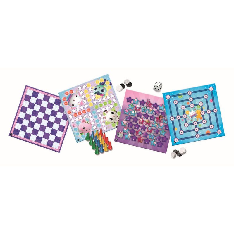 Jucarii, Copii si Bebe - Jucarii si jocuri - Jocuri si puzzle - Jocuri de societate - Trefl gabbys Dollhouse set 15 jocuri clasice - Infinity.ro