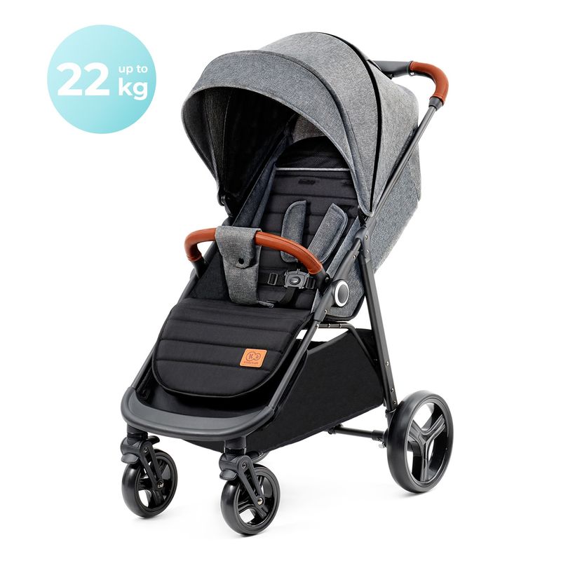 Jucarii, Copii si Bebe - Carucioare si articole de transport - Carucioare - Carucioare standard - Carucior sport Kinderkraft grande plus, grey - Infinity.ro