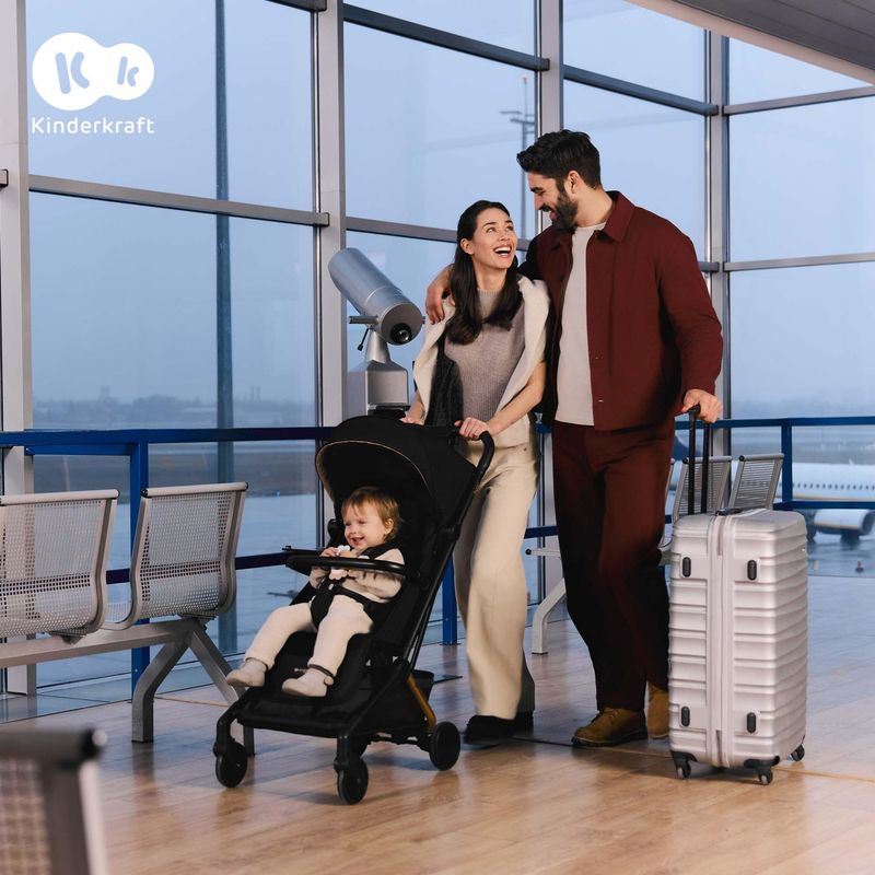 Jucarii, Copii si Bebe - Carucioare si articole de transport - Carucioare - Carucioare sport - Carucior sport Kinderkraft pilot 2, 0-22 kg, midnight black - Infinity.ro