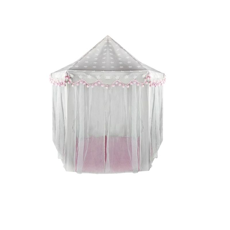 Jucarii, Copii si Bebe - Jucarii si jocuri - Jucarii de exterior - Casute si corturi copii - Cort de joaca pentru copii gri\roz kruzzel - Infinity.ro