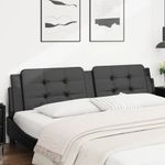 Casa si Gradina - Mobilier - Paturi si accesorii - Accesorii paturi - Tablie de pat Gri din beton 150 cm Lemn compozit - Infinity.ro