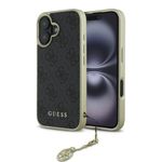 Laptop, Telefoane si Tablete - Telefoane mobile si accesorii - Accesorii Telefoane - Huse telefoane - Husa pentru iPhone 16 Plus - Guess Hardcase 4G Charms Collection (GUHCP16MGF4GGR) - Negru - Infinity.ro