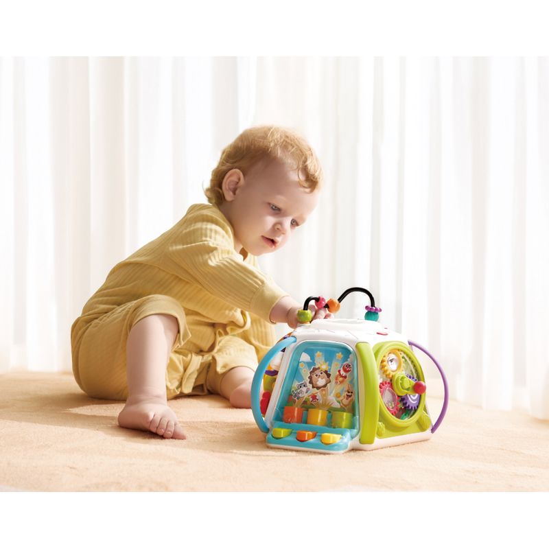 Jucarii, Copii si Bebe - Jucarii si jocuri - Jucarii bebelusi - Jucarii interactive bebelusi - Cub interactiv montessori pentru invatare timpurie - Infinity.ro