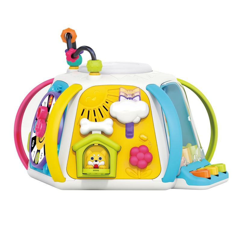 Jucarii, Copii si Bebe - Jucarii si jocuri - Jucarii bebelusi - Jucarii interactive bebelusi - Cub interactiv montessori pentru invatare timpurie - Infinity.ro