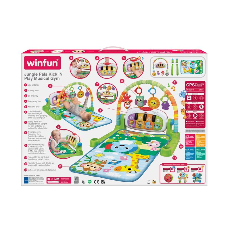 Jucarii, Copii si Bebe - Jucarii si jocuri - Jucarii bebelusi - Jucarii interactive bebelusi - Winfun centru de activitati muzical prietenii din jungla - Infinity.ro