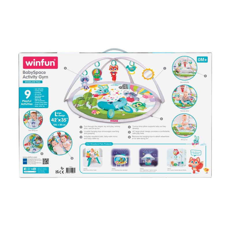 Jucarii, Copii si Bebe - Jucarii si jocuri - Jucarii bebelusi - Jucarii interactive bebelusi - Winfun salteluta cu activitati - Infinity.ro