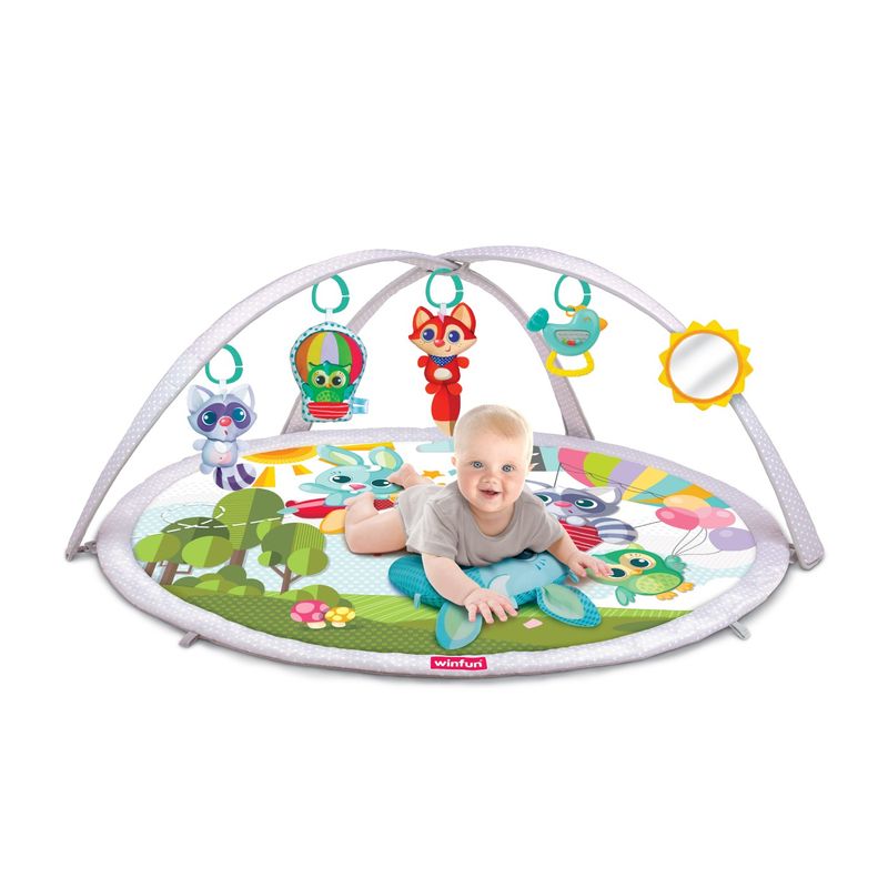 Jucarii, Copii si Bebe - Jucarii si jocuri - Jucarii bebelusi - Jucarii interactive bebelusi - Winfun salteluta cu activitati - Infinity.ro