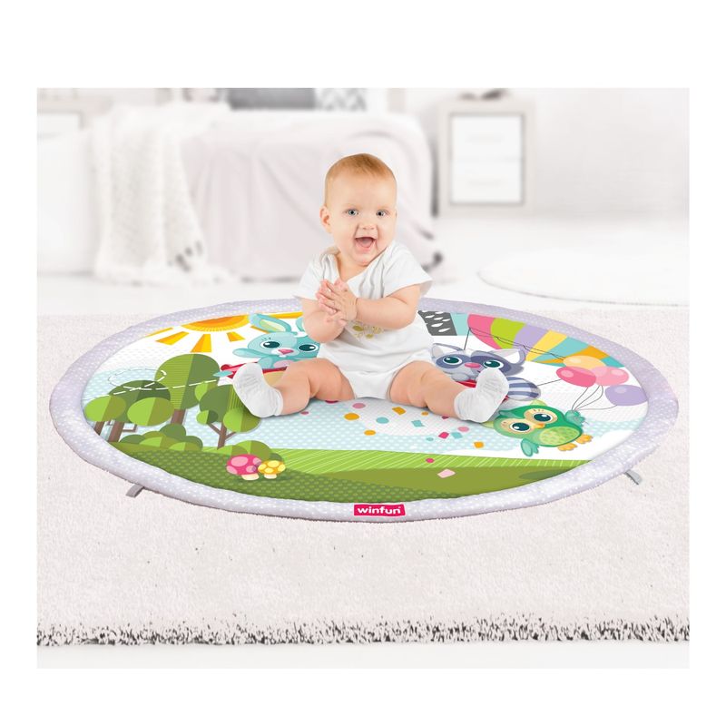 Jucarii, Copii si Bebe - Jucarii si jocuri - Jucarii bebelusi - Jucarii interactive bebelusi - Winfun salteluta cu activitati - Infinity.ro