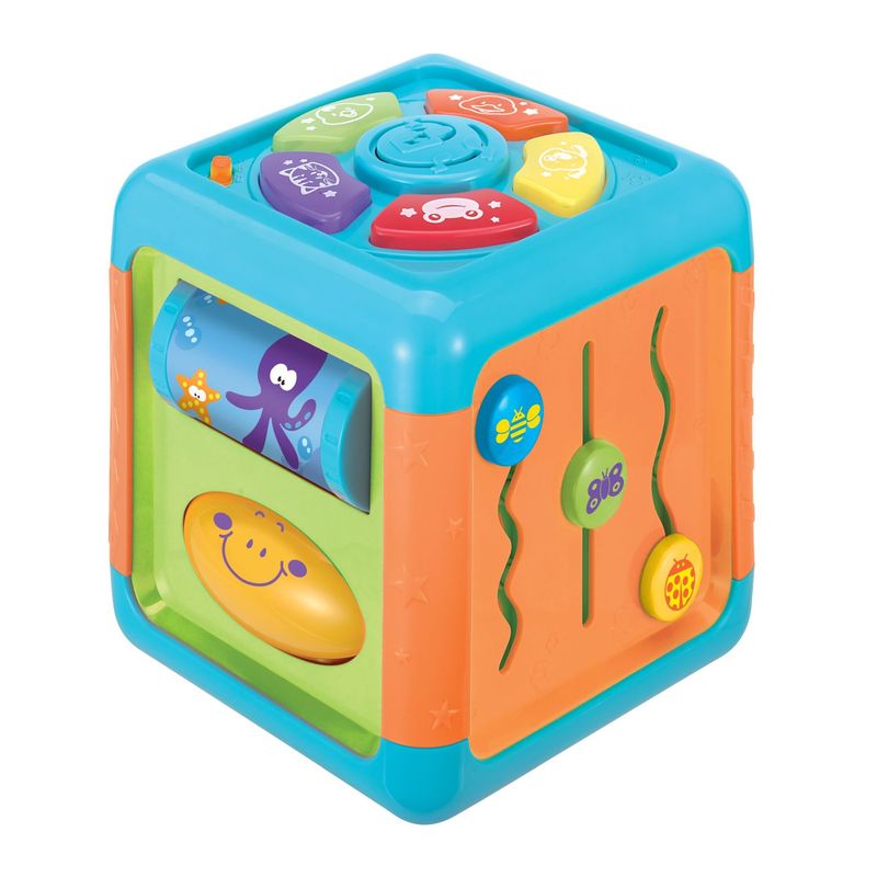 Jucarii, Copii si Bebe - Jucarii si jocuri - Jucarii bebelusi - Jucarii interactive bebelusi - Winfun cub educativ cu activitati - Infinity.ro