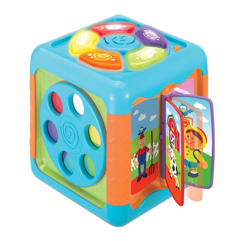 Jucarii, Copii si Bebe - Jucarii si jocuri - Jucarii bebelusi - Jucarii interactive bebelusi - Winfun cub educativ cu activitati - Infinity.ro