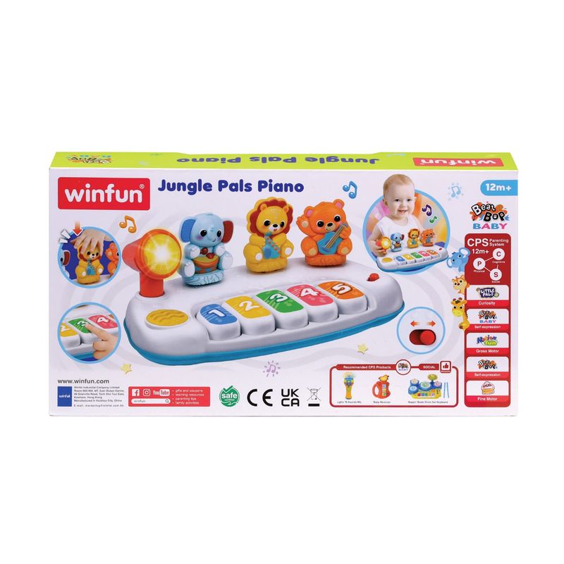 Jucarii, Copii si Bebe - Jucarii si jocuri - Jucarii bebelusi - Jucarii interactive bebelusi - Winfun pian cu animalute - Infinity.ro