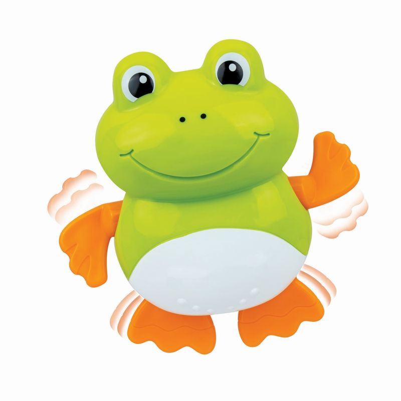 Jucarii, Copii si Bebe - Jucarii si jocuri - Jucarii bebelusi - Jucarii interactive bebelusi - Winfun jucarie de baie broscuta inotatoare - Infinity.ro