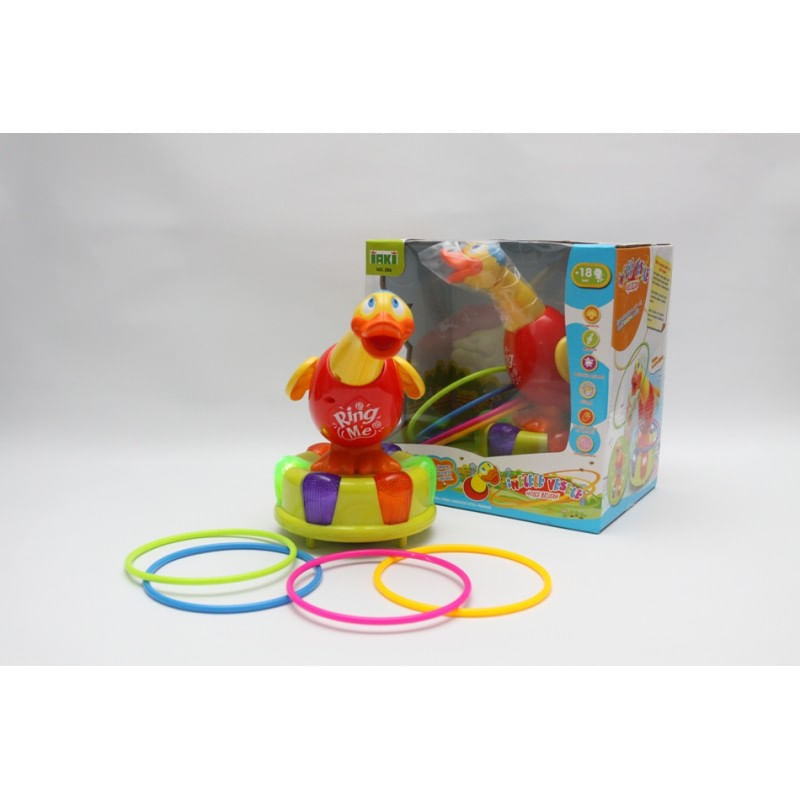 Jucarii, Copii si Bebe - Jucarii si jocuri - Jucarii bebelusi - Jucarii interactive bebelusi - Ratusca cu inele vesele - Infinity.ro