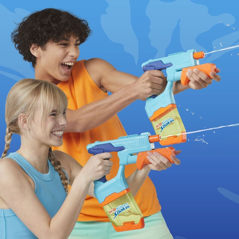 Jucarii, Copii si Bebe - Jucarii si jocuri - Jucarii de rol - Arme de jucarie - Nerf super soaker set 2 blastere nerf dunk fill - Infinity.ro