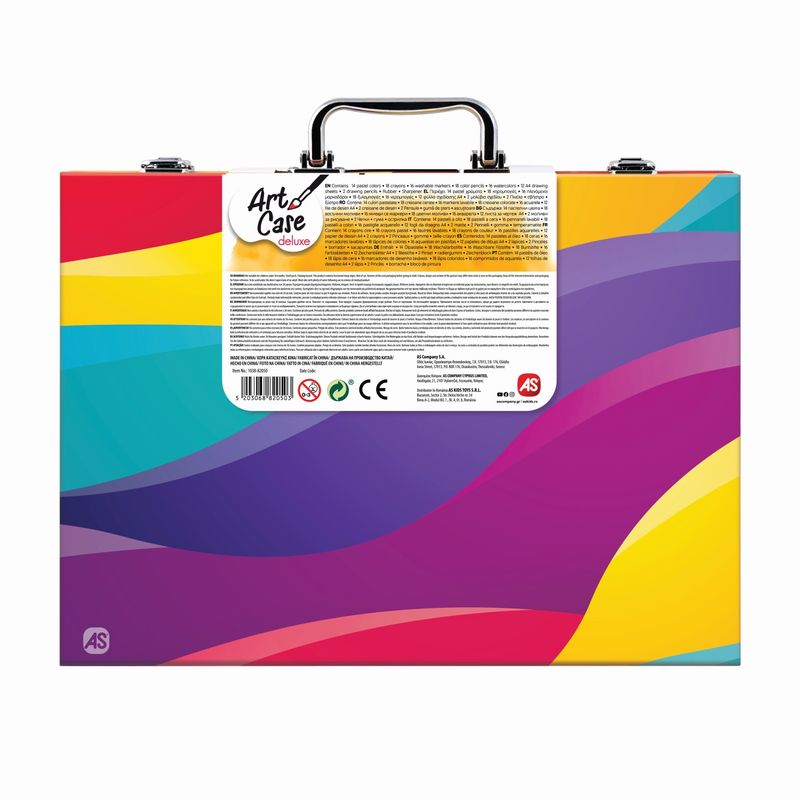 Jucarii, Copii si Bebe - Jucarii si jocuri - Jucarii & jocuri educative - Seturi pictura si desen - Husa pentru desen deluxe 100 accesorii - Infinity.ro