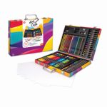Jucarii, Copii si Bebe - Jucarii si jocuri - Jucarii & jocuri educative - Seturi pictura si desen - Husa pentru desen deluxe 100 accesorii - Infinity.ro